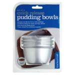 Kitchen Craft Anodised Aluminium Mini Pudding Moulds